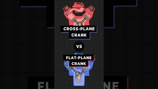 CROSS VS FLAT PLANE CRANK WHICH IS BETTER Explained shorts cars supercars automotive [upl. by Enenaej]