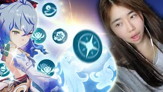 they trusted me to c6 their Ganyu  Genshin Impact Summons [upl. by Anaerda17]