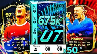 50x 675k PREM TOTS GUARANTEED PACKS amp FUT CHAMPS REWARDS [upl. by Eojyllib]