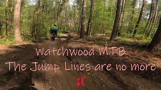 MTB Watchwood Trails  The jump lines are no more [upl. by Vitalis]