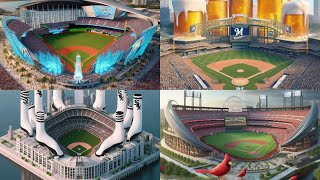 Every MLB Stadium Reimagined [upl. by Darlene251]