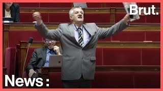 La grosse colère de Jean Lassalle en pleine Assemblée [upl. by Jamie]