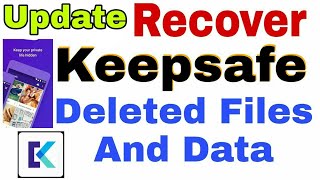 Keepsafe Deleted Data Recovery  Keepsafe Pro Free Download  How to Recover Deleted Files Update [upl. by Frere924]