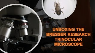 UNBOXING BRESSER RESEARCHER TRINO MICROSCOPE [upl. by Duhl]