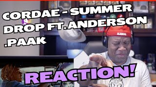 Cordae  Summer Drop ft Anderson Paak Produced by J Cole Reaction [upl. by Buell937]