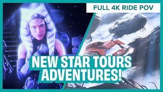 AllNew Star Tours Adventure Featuring Ahsoka Tano  Full Ride POV Disneys Hollywood Studios [upl. by Airetnuhs]