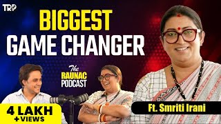 Smriti Irani on Politicspersonal lifeRahul GandhiAmethi amp moreTRPThe Raunac Podcast  RJ Raunak [upl. by Dickinson]