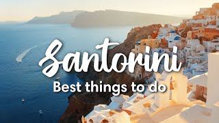 SANTORINI GREECE  8 BEST Things To Do In Santorini [upl. by Annuhsal770]