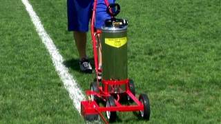 Trueline Model 20 Hand Pump Athletic Field Striper Soccer Football [upl. by Cy661]