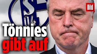 SchalkeBoss Clemens Tönnies tritt zurück – Er hielt dem Druck nicht länger stand [upl. by Salena635]