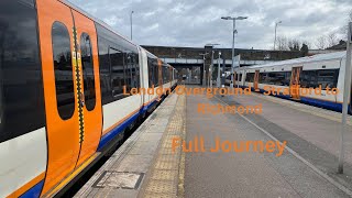 London Overground from Stratford to Richmond  Full Journey [upl. by Shell]