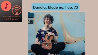 Dancla Etude 1 op 73 dancla [upl. by Thomsen]