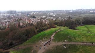 Hampstead Health flying a drone over the park [upl. by Mizuki801]