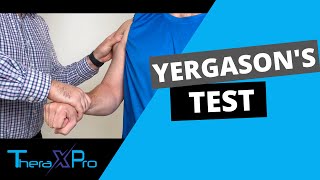 Yergasons Test  Biceps Pathology  SLAP Lesion [upl. by Clemens]