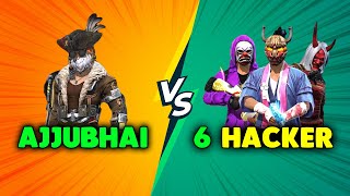 6 Hacker Pro Player vs Ajjubhai Best Clash Squad Gameplay  Garena Free Fire  Total Gaming [upl. by Milla]