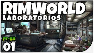 RimWorld Laboratórios 01  Quartos ou Barracas Portas mais Eficientes  Gameplay em Português [upl. by Juliette]