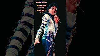 Michael Jackson born August 29 1958died June 25 2009 michaeljackson shorts shortvideo [upl. by Bui]