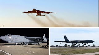 B1B Lancer lands at Morón Air Base Spain Eighth Mission [upl. by Obe]