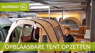 Opblaasbare tent opzetten  Zo zet je een opblaasbare tent op  OutdoorXL [upl. by Cobbie429]