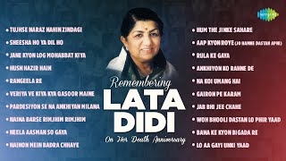 Remembering Lata Didi On Her 1st Death Anniversary  NonStop Evergreen Hindi Songs  All Time Best [upl. by Schechter326]