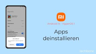 Apps deinstallieren  Xiaomi Android 14  HyperOS 1 [upl. by Eislel557]