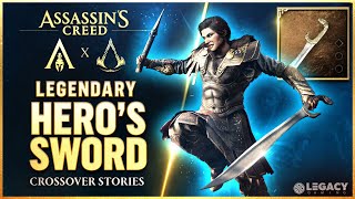 Legendary Heros Sword In Assassins Creed Valhalla  FREE Crossover Weapon OneHanded Sword [upl. by Eceer119]