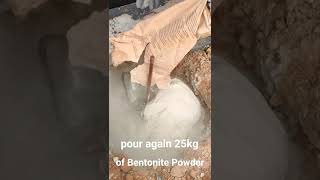 Earthpit with 50kg Bentonite Powder Furse [upl. by Sido]