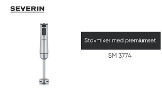 Severin Stavmixer med premiumset SM 3774 [upl. by Ellerrehs]