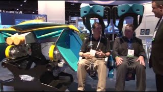 Holiday World Shows Off Thunderbird Train at IAAPA 2014 [upl. by Dearman]