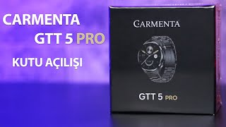 CARMENTA GTT 5 PRO Akıllı Saat  Kutu Açılışı [upl. by Armbrecht127]