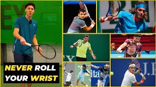 NEVER Roll The WRIST On The OneHanded Backhand Do This Instead [upl. by Atirec]