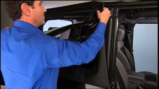 2013 Jeep Wrangler  Soft Top  Quarter Window Removal [upl. by Nielsen]