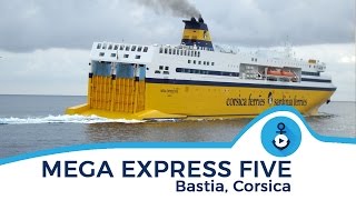 Mega Express Five arriva a Bastia 2015 [upl. by Burrow998]