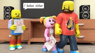 The Bacon Hair Hates Little Sister  ROBLOX Brookhaven 🏡RP  FUNNY MOMENTS  Roblox Poke [upl. by Brindle]