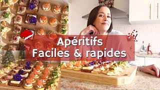 4 CANAPÉS EXQUIS pour IMPRESSIONNER VOS INVITÉS POUR FÊTER NOËL 🎄 2023 [upl. by Aicella533]