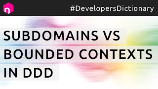 Subdomains vs BoundedContexts in DomainDriven Design DDD  deutsch [upl. by Dolorita39]