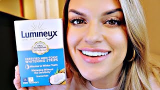 WATCH THIS BEFORE BUYING THE LUMINEUX TEETH WHITENING STRIPS [upl. by Lachish]