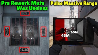 PreRework Mute Was Useless  Pulse Sensor Had a CRAZY Range  Rainbow Six Siege [upl. by Ihana]