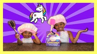 Unicorn Magical Cookie Kit  Sekora and Sefari Bake Cookies [upl. by Agemo]