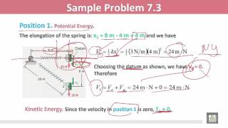 Statics and Dynamics  C7  L6  Conservation of Energy  2 [upl. by Icat934]