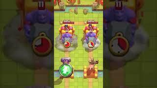 EVOLVED BATTLE RAM VS HOG RIDER clashroyale shorts [upl. by Clauddetta]