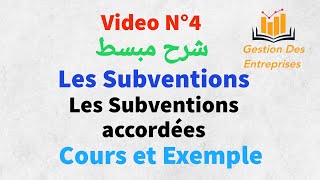 Les Subventions  Video N°4 [upl. by Kazimir]