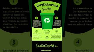 City Débarras  Solutions Complètes de Gestion des Déchets 🌍🔄 [upl. by Aivekal384]