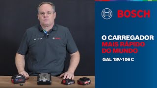 O Carregador Super Rápido 18V Bosch  GAL 18V160 C [upl. by Lacim]