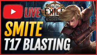 T17 Blasting amp New Build Prep🔴SMITE Warden Build Blasting PoE 325 [upl. by Aihtenyc930]