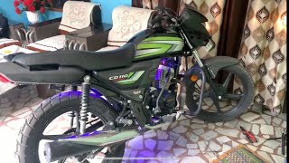 New Lights 💡On Modified Honda dream cd110 BS6 [upl. by Lodnar889]