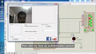 Authentication using Face Recognition by PC and Microcontroller PIC or Arduino [upl. by Wheaton]