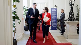 Pressekonferenz mit Europaministerin Karoline Edtstadler und Sondergesandten Oleksiy Chernyshov [upl. by O'Brien]