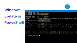 Windows Update in PowerShell เป็นวิธีที่ Error น้อยที่สุด [upl. by Sloatman548]