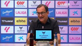 Rueda de prensa SD Eibar vs SD Huesca [upl. by Airbmac74]